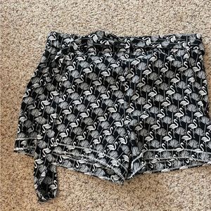 Loft flamingo shorts